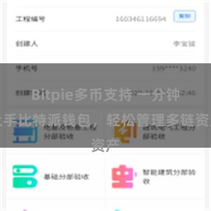 Bitpie多币支持 一分钟上手比特派钱包，轻松管理多链资产