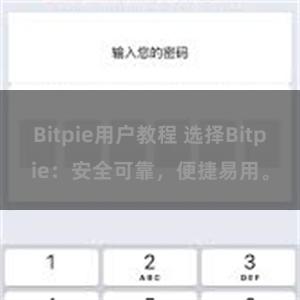 Bitpie用户教程 选择Bitpie：安全可靠，便捷易用。