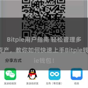 Bitpie用户指南 轻松管理多链资产，教你如何快速上手Bitpie钱包！