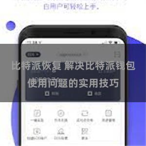 比特派恢复 解决比特派钱包使用问题的实用技巧