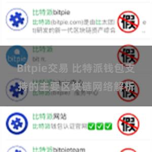 Bitpie交易 比特派钱包支持的主要区块链网络解析