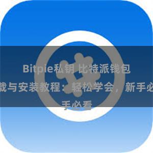 Bitpie私钥 比特派钱包下载与安装教程：轻松学会，新手必看