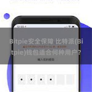 Bitpie安全保障 比特派(Bitpie)钱包适合何种用户？