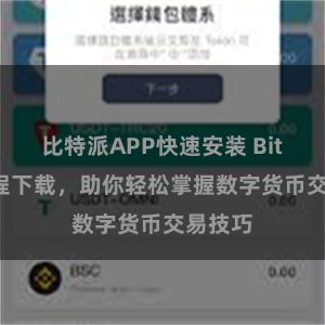 比特派APP快速安装 Bitpie教程下载，助你轻松掌握数字货币交易技巧