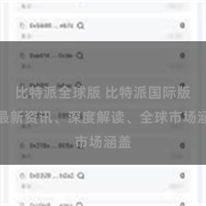 比特派全球版 比特派国际版：最新资讯、深度解读、全球市场涵盖