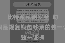 比特派私钥安全  助记词是规复钱包钞票的独一证据